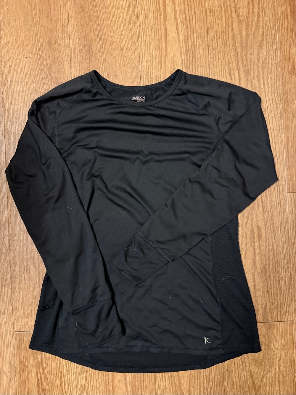 Danskin Black Long-Sleeve Performance Shirt for women